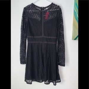 NWT black lace dress